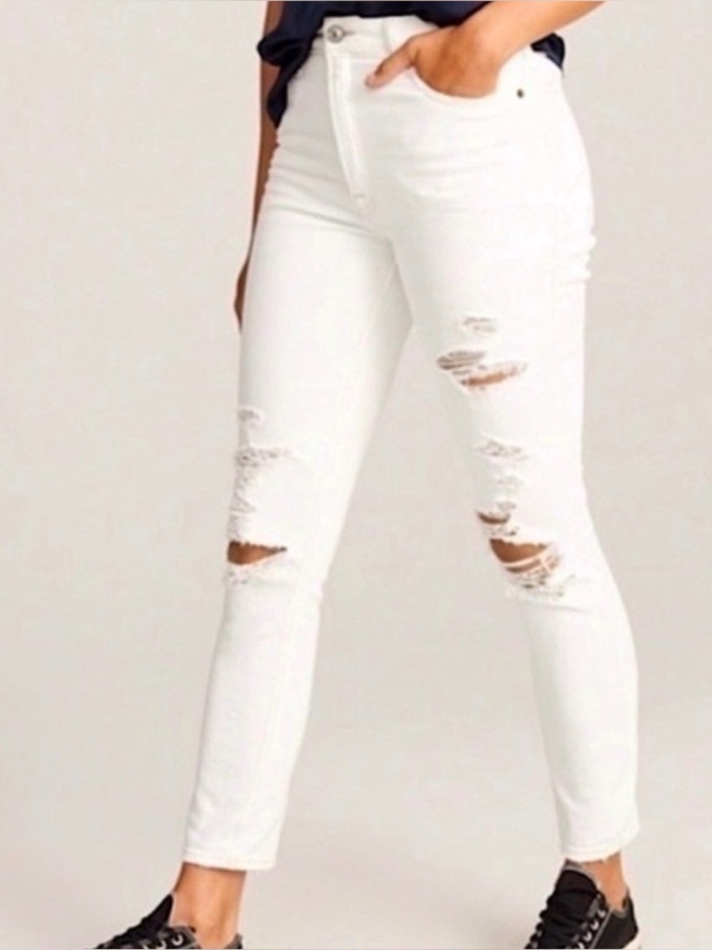 Abercrombie & Fitch Simone Slim High Rise Denim Jeans